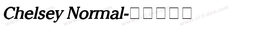 Chelsey Normal字体转换